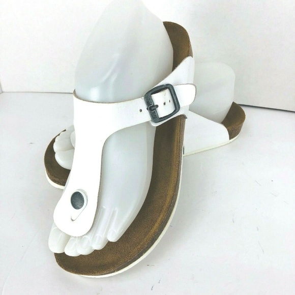 Pedro Iniesta White 7.5 Flip Flop Boho Sandal - Picture 1 of 8